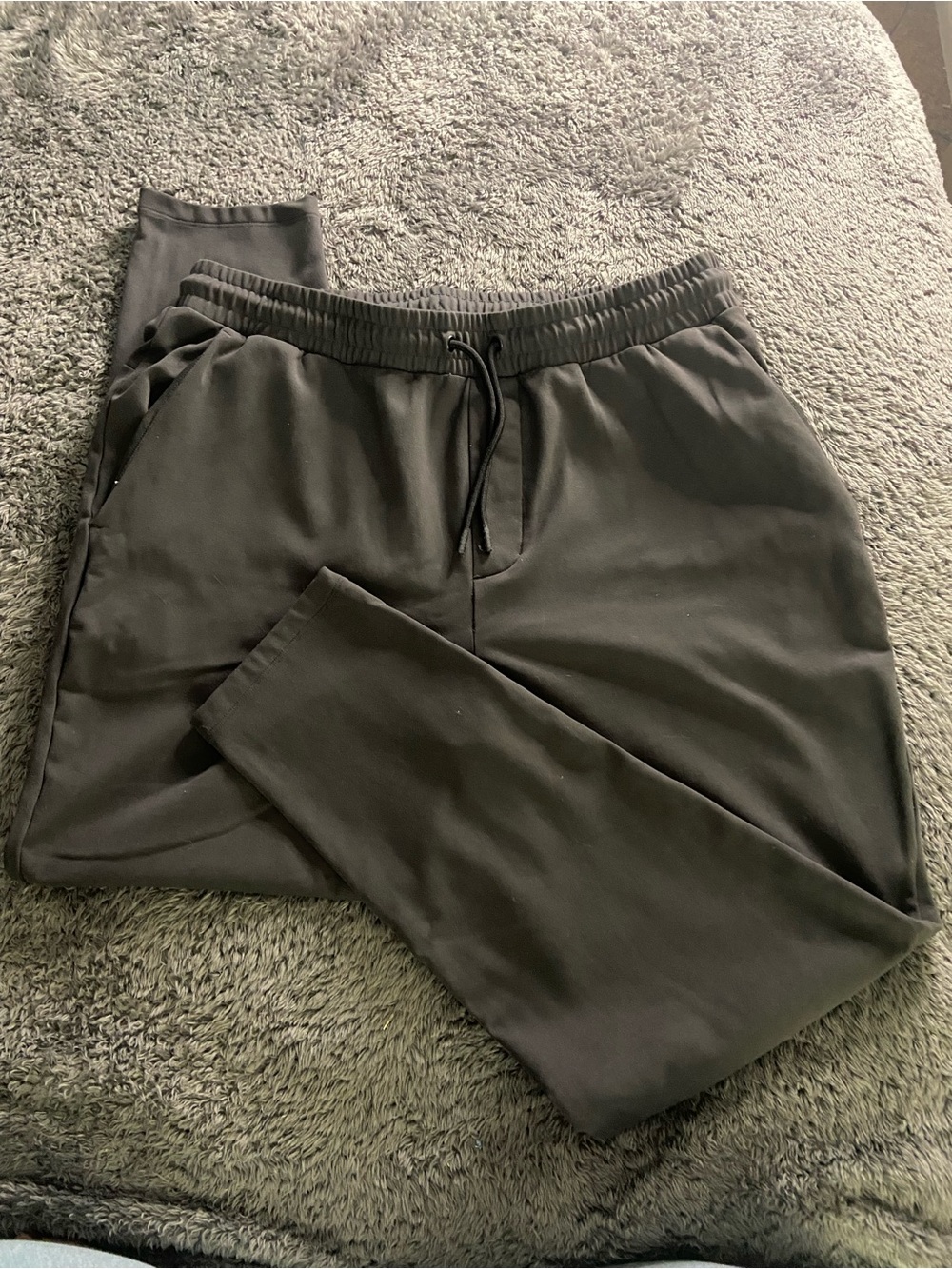 Old Navy Active-Women’s  Black Elastic-Waist Jogger Pants-tapered Go-Dry
